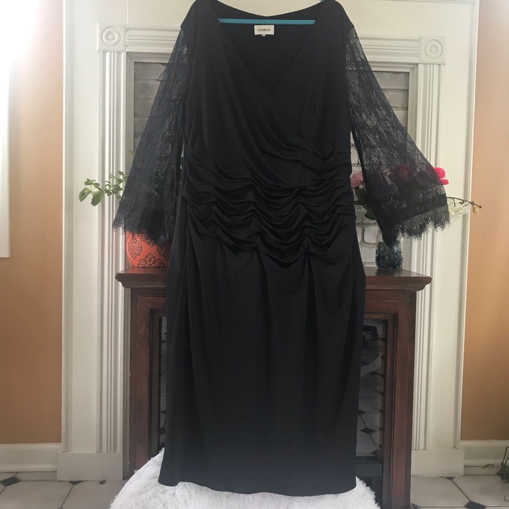 IZIDRESS COCKTAIL DRESS PARTY LACE  SLEEVE Sz 22W